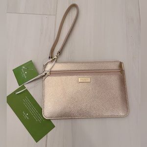Kate Spade - Tinie Laurel Way Rose Gold Wristlet